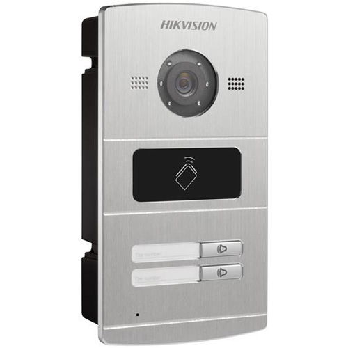 Camera chuông cửa HIKVISION DS-KV8202-IM 1.3MP, tích hợp hồng ngoại, Alarm, RS485, vỏ hợp kim nhôm, kết nối 2 màn hình chính