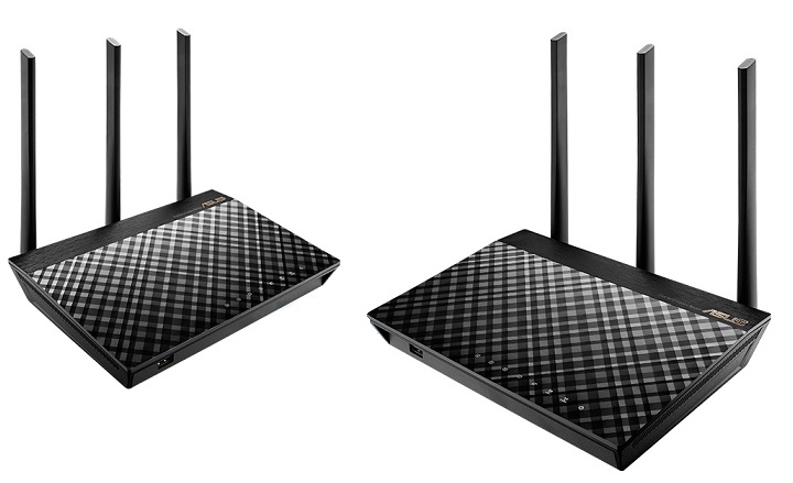 AC1900 Dual Band Wi-Fi Router ASUS RT-AC67U (2 pack)